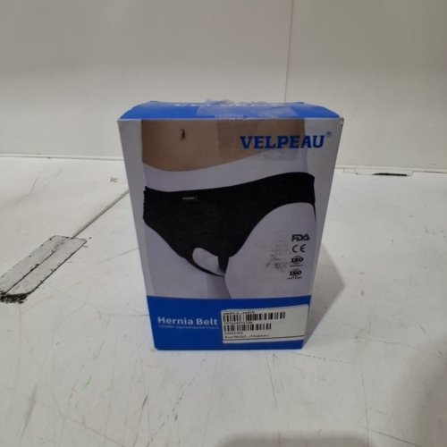VELPEAU HERNIA BELT WITH DOUBLE COMPRESSION PADS - SMALL - BLACK (MODEL: VP1002-S) image 5