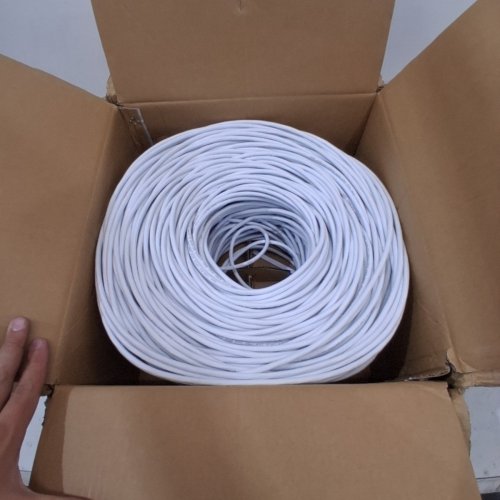 AAA CABLES PLENUM NETWORKING CAT6 UTP CABLE - 1000FT - WHITE image 2