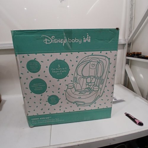 DISNEY BABY GO AND GROW ALL IN ONE CAR SEAT - SIMPLY MINNIE MOUSE PINK AND BLACK - (MODEL #22618C-FESH) image 8