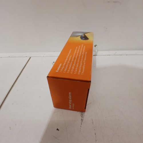 DOOR STOP WITH ALARM - 120DB LOUD SIREN - BLACK image 3