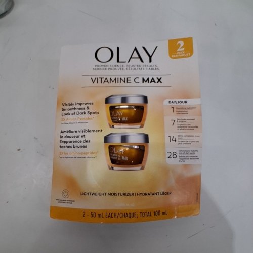 2PK OLAY VITAMINE C MAX LIGHTWEIGHT MOISTURIZER - 50ML EACH image 2