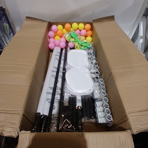 ZEEBABA XL SAFETY PLAYPEN WITH MAT AND BALLS - 71" X 59" - BEIGE (MODEL: PLAYPEN-01) image 2