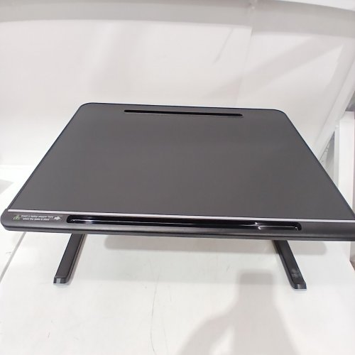 SAIJI MULTIFUNCTIONAL LAPTOP TABLE - 24" X 13" - BLACK (MODEL: K7) image 2