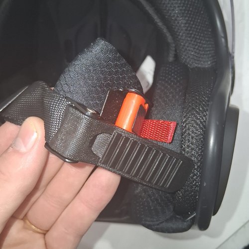 VEVOR 3/4-FACE HIGH DENSITY MOTORCYCLE HELMET - LARGE - BLACK image 6