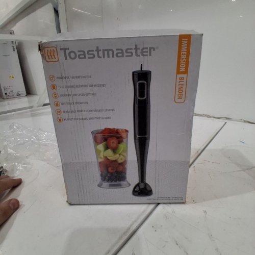 TOASTMASTER IMMERSION BLENDER WITH 2 SPEEDS AND 700ML BLENDING CUP - BLACK (MODEL: TM-202IBCN) image 6