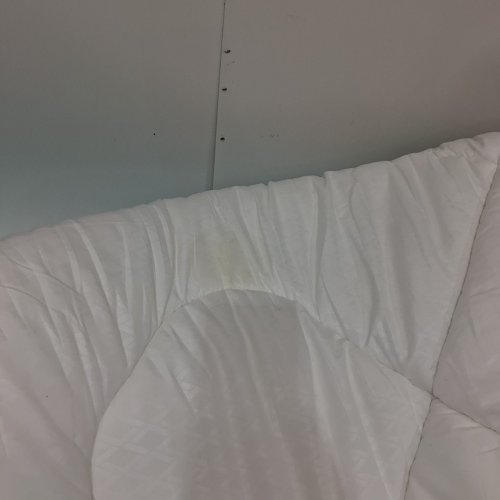 MEMORY FOAM MATTRESS TOPPER WITH PAD COVER - QUEEN - RED/WHITE image 3