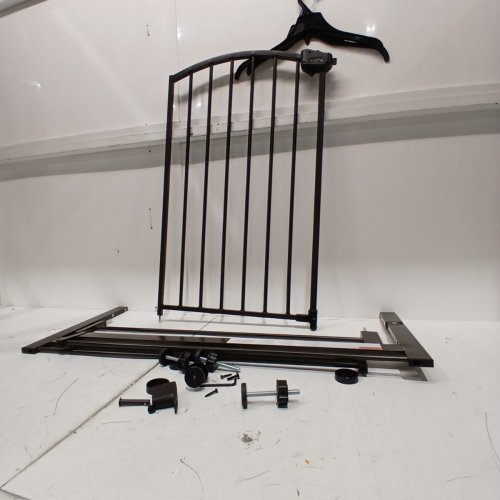 REGALO EASY STEP ARCHED DECOR SAFETY GATE - 30"X29"-37" - BRONZE (MODEL: 0370 BR DS) image 2
