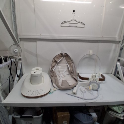 2-IN-1 EVENFLO ELARA SMART MOTION SWING AND SOOTHING NEST - 25LB MAX - COASTAL COFFEE (MODEL: SW100112516) image 3