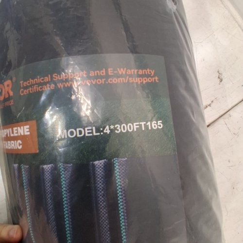 VEVOR PREMIUM HEAVY DUTY WEED BARRIER LANDSCAPE FABRIC - 4FT X 300FT - BLACK image 3