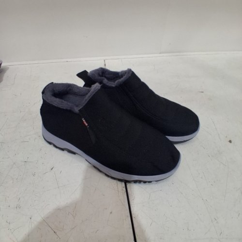 WOMENS AUDEALS FUR LINED WATERPROOF ANKLE BOOT - 11-11.5 - BLACK/BLUE image 3