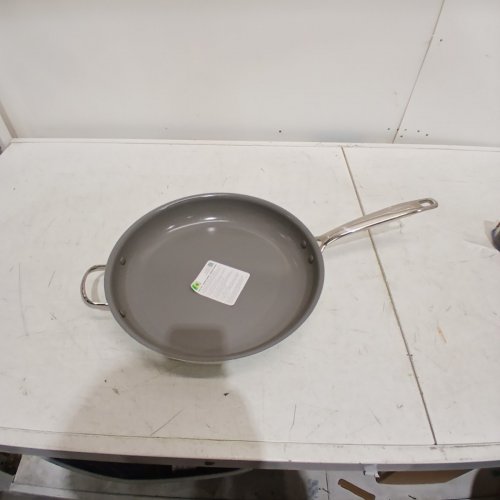 GREENPAN THE ERAS COLLECTION NON-STICK FRYING PAN - 14'' - WHITE/GREY (MODEL : 1972977) image 2