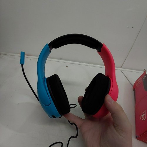 TURTLE BEACH NINTENDO SWITCH AIRLITE FIT WIRED GAMING HEADPHONES - RED/BLUE/BLACK (MODEL: TBS-8002-25) image 3