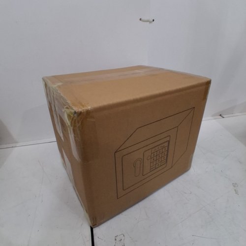 ELECTRONIC HOME SAFE - COMPACT DIGITAL LOCKING SAFE BOX WITH KEY OVERRIDE 0.25CU.FT - BLACK (MODEL: BXX20) image 2