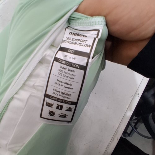 MELLOW SOFT ALIGN+ COOLING BODY PILLOW - GREEN image 2
