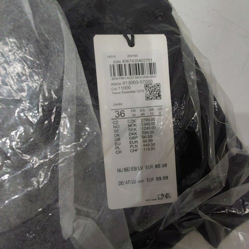 GERRY WEBER KNITTED LONG SLEEVE CARDIGAN - SIZE 6 / SMALL - BLACK (STYLE: 913003-57000) image 3