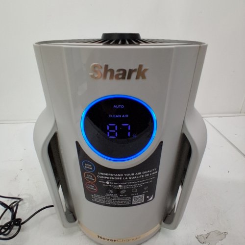 SHARK NEVER CHANGE COMPACT PRO HOME AIR PURIFIER WITH HEPA FILTRATION - UP TO 250SQFT - WHITE (MODEL: HP072C) image 2