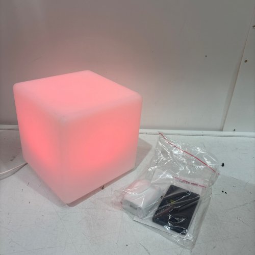 LED CUBE NIGHT LIGHT - 6" - MULTICOLOUR (MODEL: CQ-C15) image 3