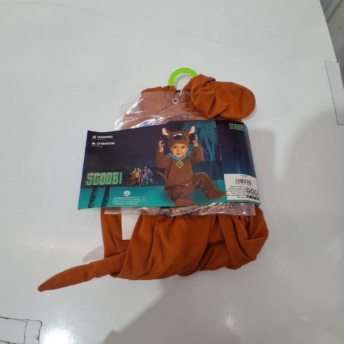 KID'S RUBIES SCOOBY-DOO "SCOOB" BABY COSTUME - 6-12 M - BROWN image 3