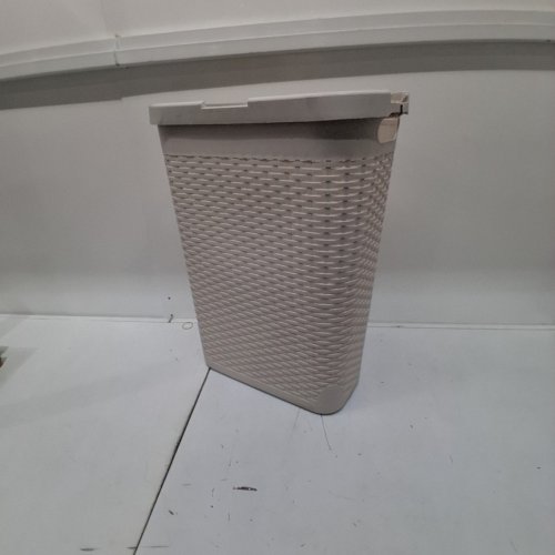 MIND READER 40 LITER SLIM BASKET LAUNDRY HAMPER - IVORY image 4