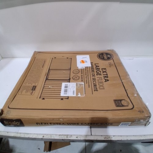 REGALO FLEXI EXTRA WIDE METAL WALK THROUGH SAFETY GATE - 28" - 78" - white (MODEL:1175 DS) image 5