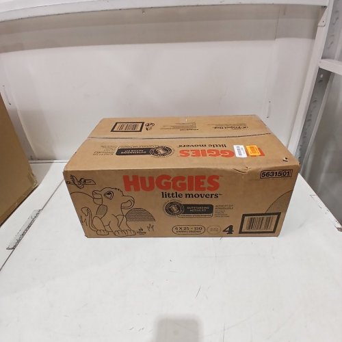 150PK HUGGIES LITTLE MOVERS DIAPERS - SIZE 4 - WHITE image 2