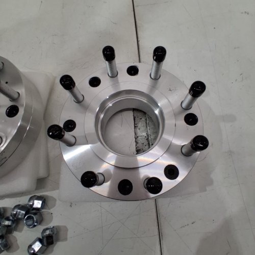 2PK EZACCESSORY WHEEL ADAPTER WITH WITH 125MM HUB CENTRIC LIP, 2" STUDS, & 14X1.5 LUG NUTS FOR VEHICLES WITH 6X135 MM BOLT PATTERN (MODEL: 6135-8170HCY-20) image 3