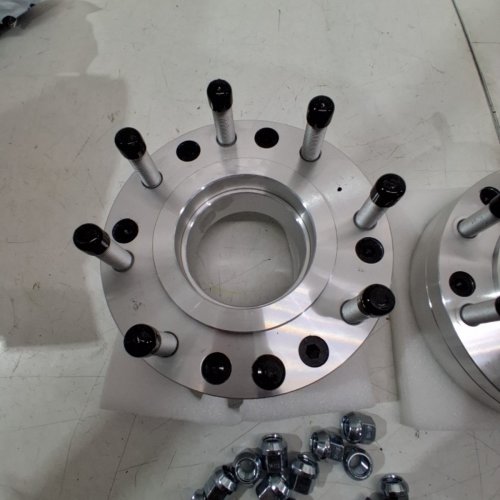 2PK EZACCESSORY WHEEL ADAPTER WITH WITH 125MM HUB CENTRIC LIP, 2" STUDS, & 14X1.5 LUG NUTS FOR VEHICLES WITH 6X135 MM BOLT PATTERN (MODEL: 6135-8170HCY-20) image 4