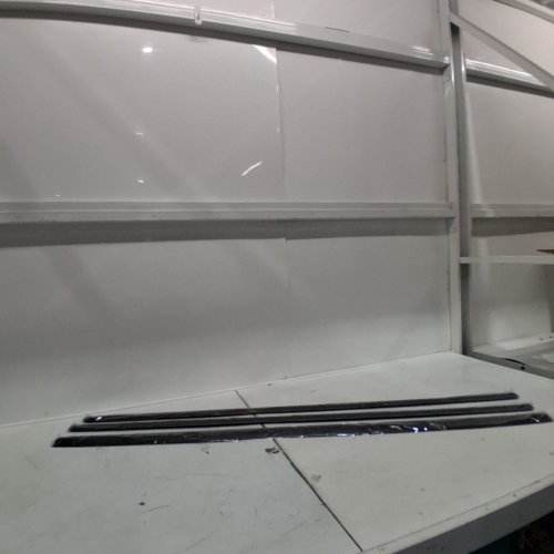 3PK ALUMINUM T-MOLDING TRIM & FLOOR TRANSITION STRIPS FOR FLOOR GAPS, DOOR TO FLOOR TRANSITION AND MORE, 48" LONG PER STRIP, BLACK image 3