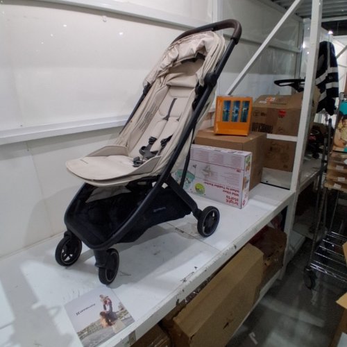UPPABABY MINU V3 LIGHTWEIGHT FOLDABLE STROLLER - ADA (SANDSTONE MÉLANGE) (MODEL: 0803-MIN-NA-ADA) image 2