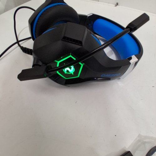 OZEINO GAMING HEADSET FOR PS5 PS4 XBOX ONE SWITCH PC, OVER EAR GAMING HEADPHONES - BLACK (MODEL : ZW1) image 3