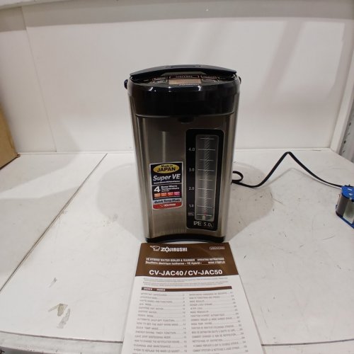 ZOJIRUSHI WATER BOILER & WARMER - 5L - SILVER/BLACK (MODEL: CV-JAC50XB) image 3