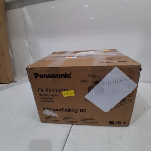 PANASONIC WHISPERCEILING DC VENTILATION FAN W/ SPEED SELECTOR & SMARTFLOW TECHNOLOGY - WHITE (MODEL: FV-0511VQ1) image 4