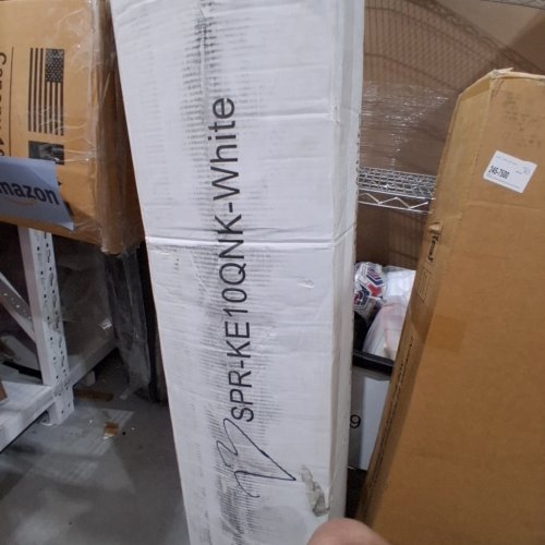 MEMORY FOAM MATTRESS - 10" - QUEEN - WHITE (MODEL: SPR-KE10QNK) image 2