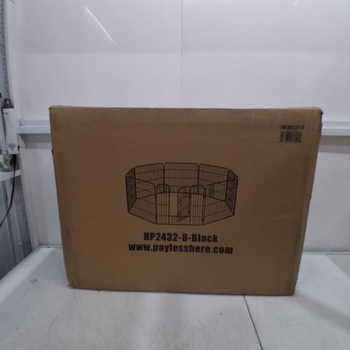 BESTPET 8-PANEL HEAVY DUTY PET PLAYPEN - OUTDOOR OR INDOOR EXERCISE PEN FOR PETS, DOGS - 24" X 32" EACH - BLACK (MODEL: HP2432-8-BLACK) image 5