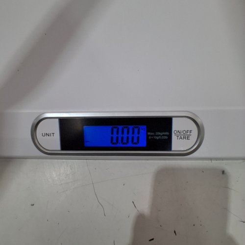DIGITAL EXTRA LARGE PLATFORM PET WEIGHING SCALE - MAX/CAP 20 KG / 44 LBS - WHITE image 2