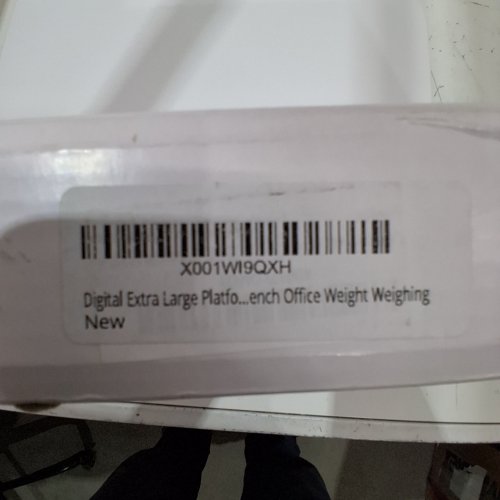 DIGITAL EXTRA LARGE PLATFORM PET WEIGHING SCALE - MAX/CAP 20 KG / 44 LBS - WHITE image 3