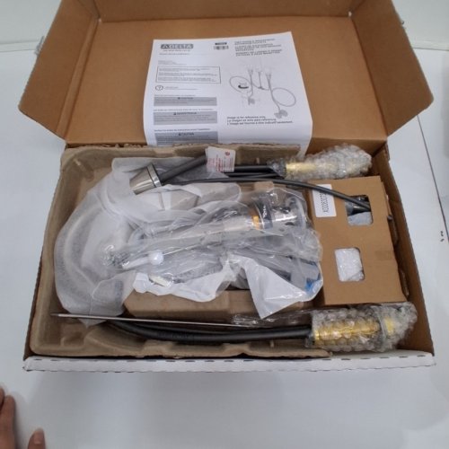 DELTA TWO HANDLE WIDESPREAD BATHROOM FAUCET - LUMICOAT CHROME (ITEM: 112042 / 35588-PR-DST) image 3