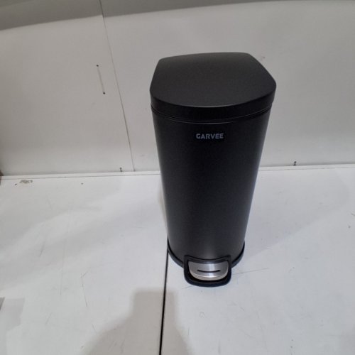 GARVEE STEP-ON TRASH BIN WITH LID - 2.6 GAL - BLACK (MODEL: PHK-34MYXNRJ)) image 3