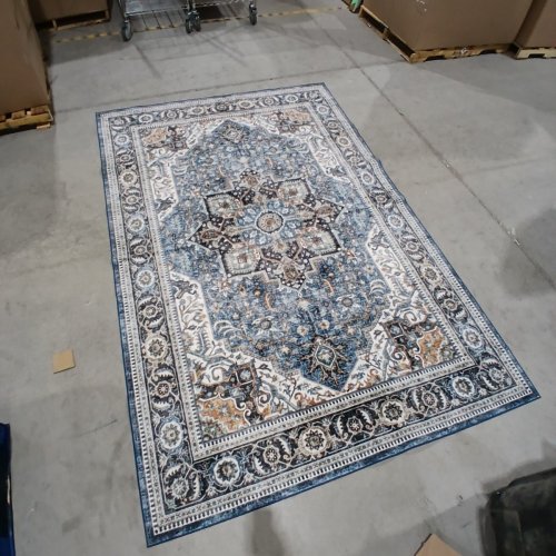 ORNAMENTAL AREA RUG - 9FT X 6FT - MULTICOLOR image 2