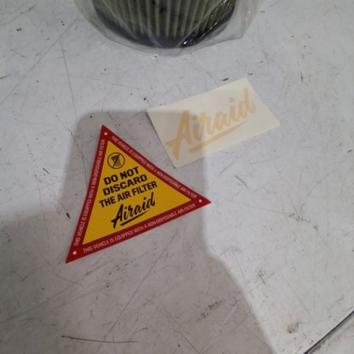 AIRAID HIGH-FLOW UNIVERSAL CONE AIR FILTER - 6"FLG, 7-1/4"B, 5"T, 7"H - YELLOW (MODEL: 704-462) image 5