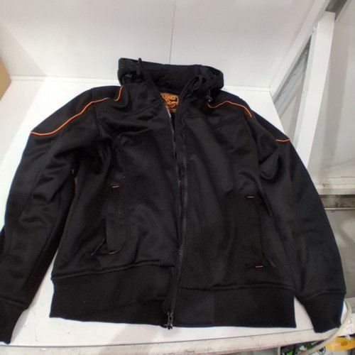 WOMEN'S MILWAUKEE LEATHER SOFT SHELL ARMORED MOTORCYCLE JACKET WITH HOOD - EXTRA LARGE - BLACK (STYLE: MPL2764) image 2