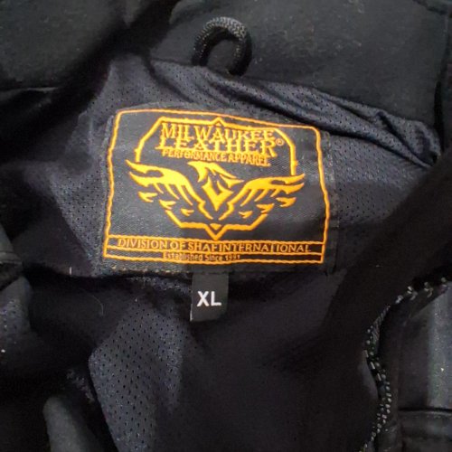 WOMEN'S MILWAUKEE LEATHER SOFT SHELL ARMORED MOTORCYCLE JACKET WITH HOOD - EXTRA LARGE - BLACK (STYLE: MPL2764) image 3