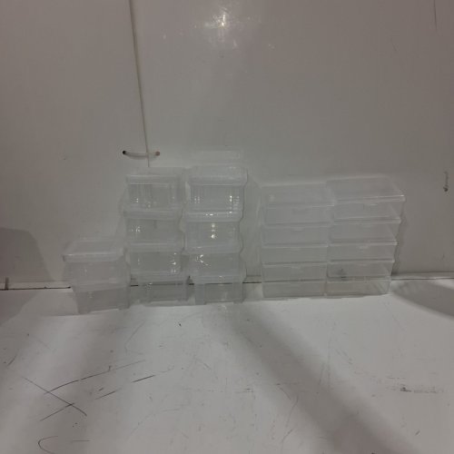 20PC CLEAR PLASTIC STORAGE CONTAINERS - CLEAR image 4