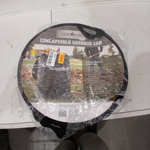 CAMP CHEF COLLAPSIBLE GARBAGE CAN - 20" X 25" - 35 GAL - BLACK - (MODEL- GCAN) image 2