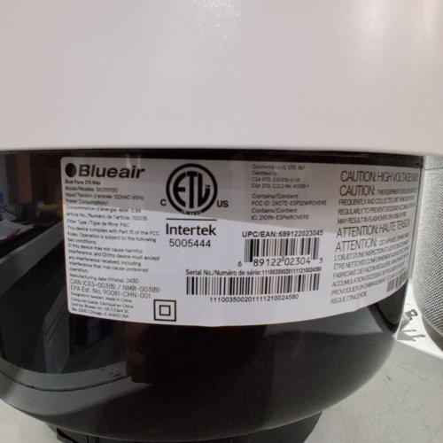 BLUEAIR PURE 211I MAX HEPASILENT DUAL FILTRATION LARGE HOME SMART AIR PURIFIER - 1524 SQ.FT - WHITE/GREY (MODEL: 3613111100) image 6