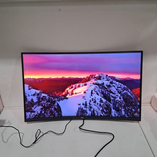 PIJ 4K UHD CURVED MONITOR WITH BUILT-IN SPEAKERS - 60HZ, 120% SRGB- 32" - BLACK (MODEL: PIJ004B) image 2