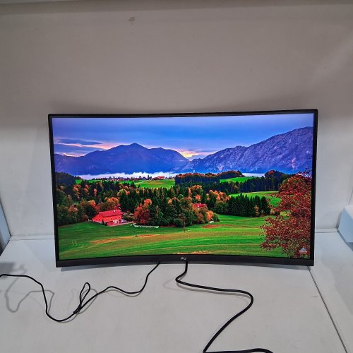 PIJ 4K UHD CURVED MONITOR WITH BUILT-IN SPEAKERS - 60HZ, 120% SRGB- 32" - BLACK (MODEL: PIJ004B) image 5