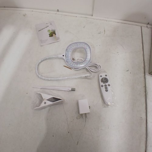 2-IN-1 CLAMP ON OR GROUND STAKE PLANT LED GROW LIGHT - 4.2" - WHITE image 2