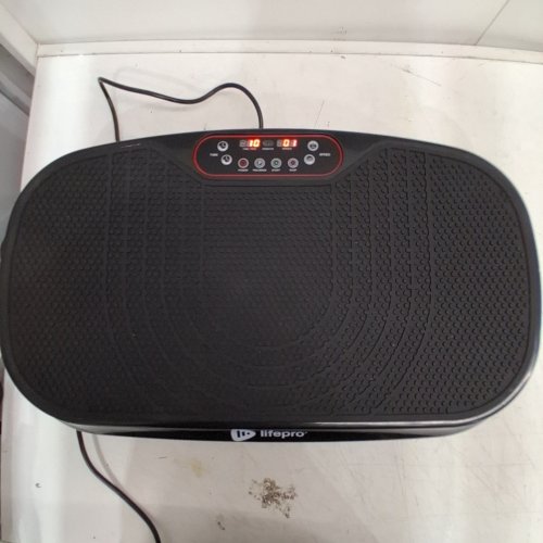 LIFEPRO WAVER VIBRATION PLATE EXERCISE MACHINE WITH REMOTE, TENSOR AND RESISTANCE BANDS - BLACK (MODEL: MINIWVR 1010) image 2