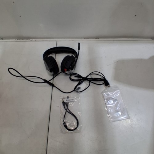 MPOW EG10 WIRED GAMING HEADSET WITH SURROUND SOUND - IN-LINE VOLUME & MIC CONTROL - LIGHT UP - BLACK/RED (MODEL: MPBH414AR) image 3